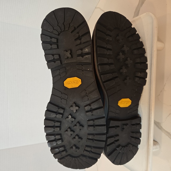 UGG Mens Rohnan Black Leather Waterproof Outdoor Lace Up Boots Size 13 - Picture 7 of 9